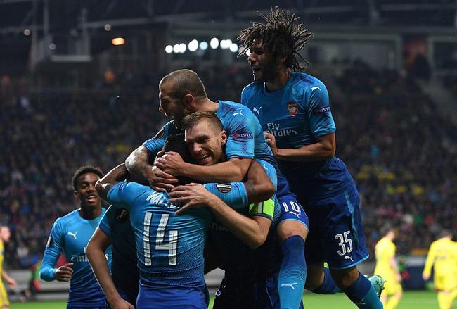 欧联杯： 阿森纳4-2客胜