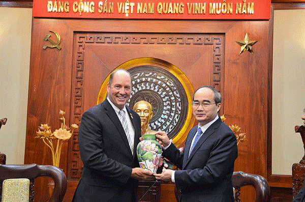 美国随时愿意协助胡志明市发展城市