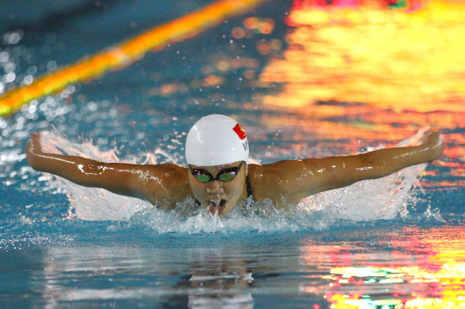 2017年国家游泳锦标赛：阮氏映圆夺16金
