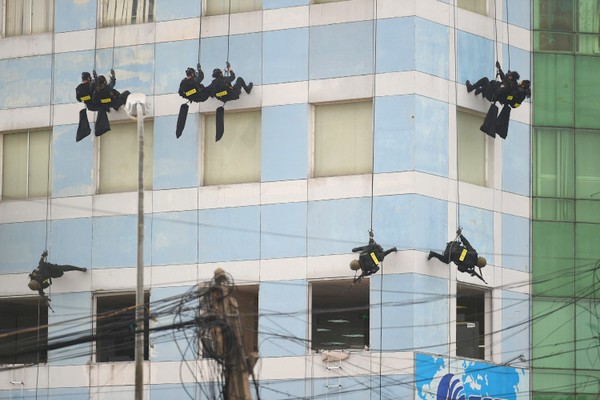 2017年APEC领导人会议周反恐演练和安保出征仪式举行