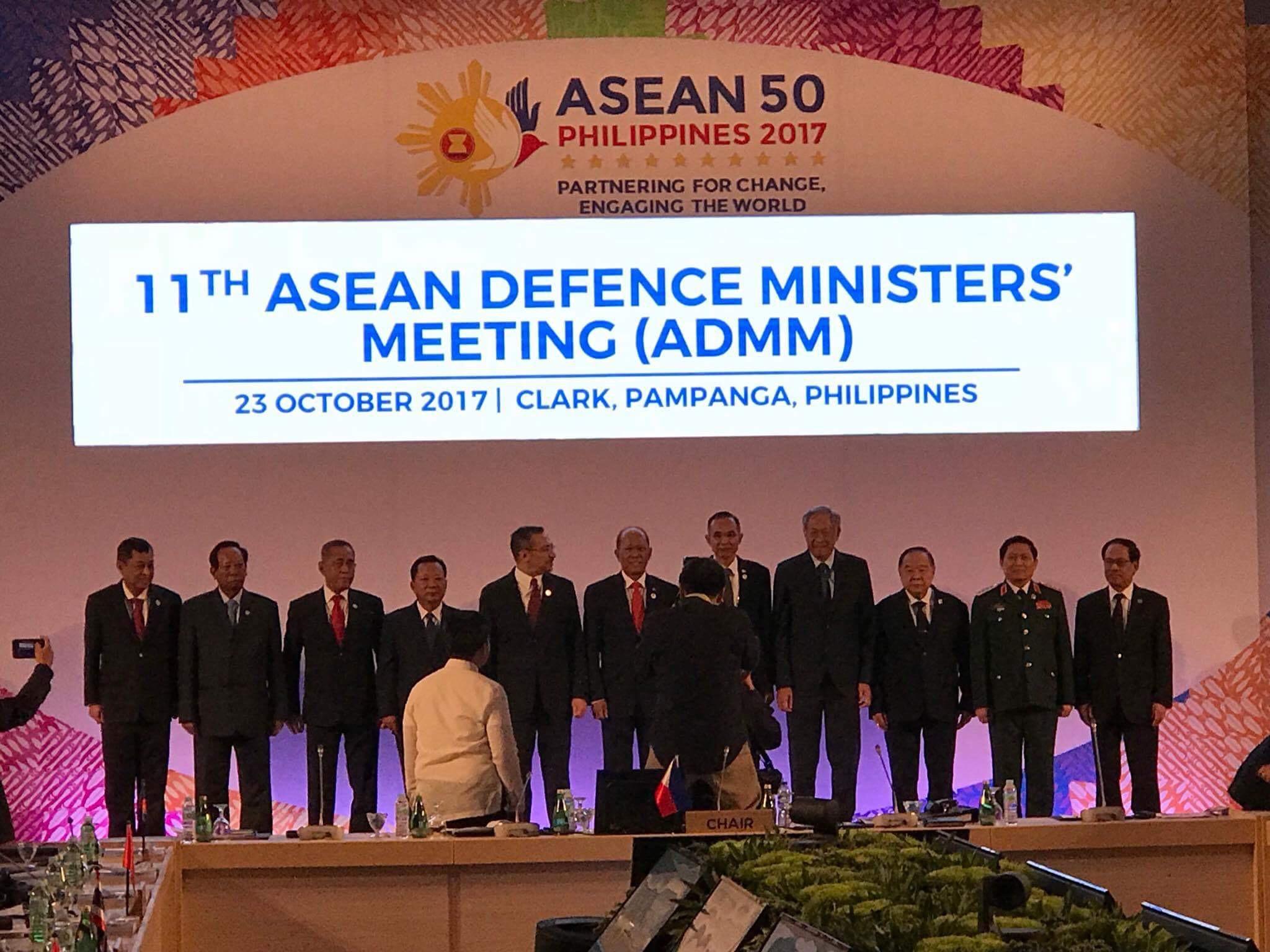 越南参加在菲律宾举办的东盟国防部长会议