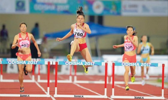 阮氏玄位居世界女子400米跨栏跑50强