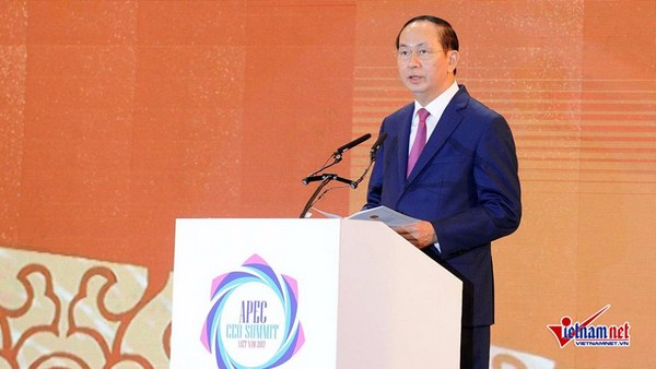 陈大光主席在2017年APEC领导人同ABAC代表对话会上发表重要演讲