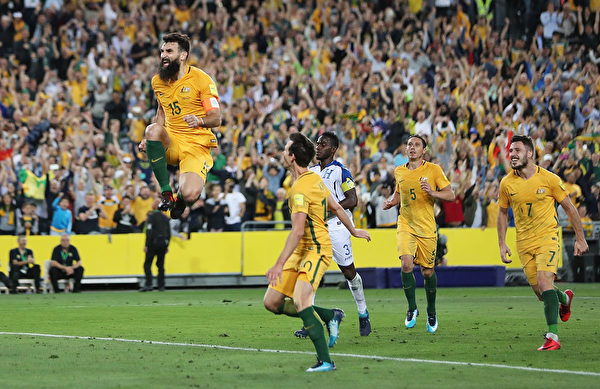 澳洲3比1淘汰洪都拉斯 晋级俄罗斯世界杯