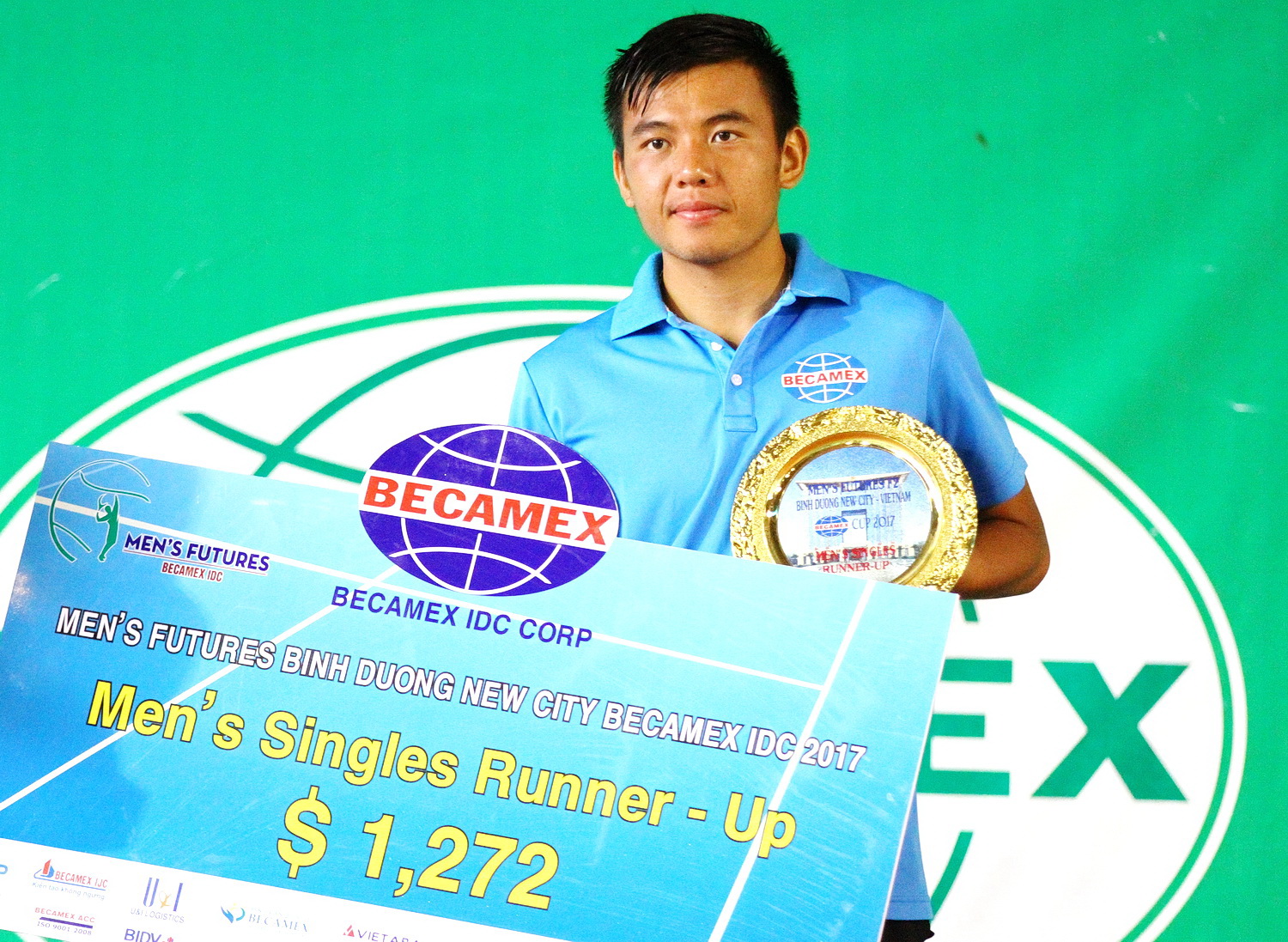 2017年男网F2未来赛：李黄南无缘冠军