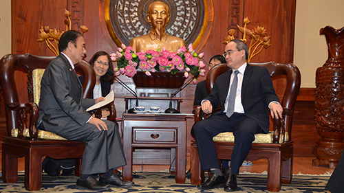 胡志明市与日本日本埼玉县增强合作关系