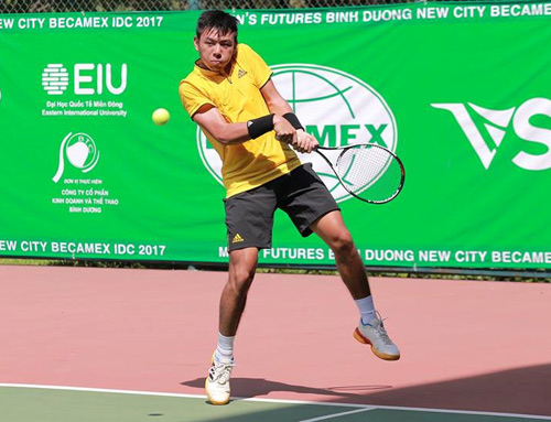 2017年越南男网F2未来赛：李黄南闯进1 4决赛