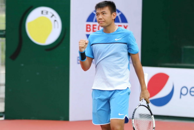 2017年越南男网F1未来赛：李黄南挺进1 4决赛