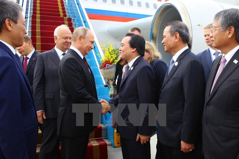 各国元首抵达岘港 出席 2017年APEC领导人会议