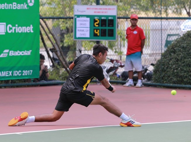 2017年Vietnam F2 Futures：李黄南击败位居ATP第350的选手挺进半决赛