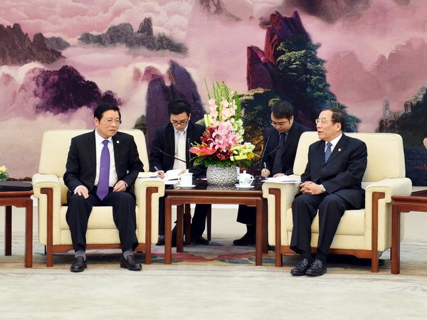 越南共产党代表团对中国进行工作访问