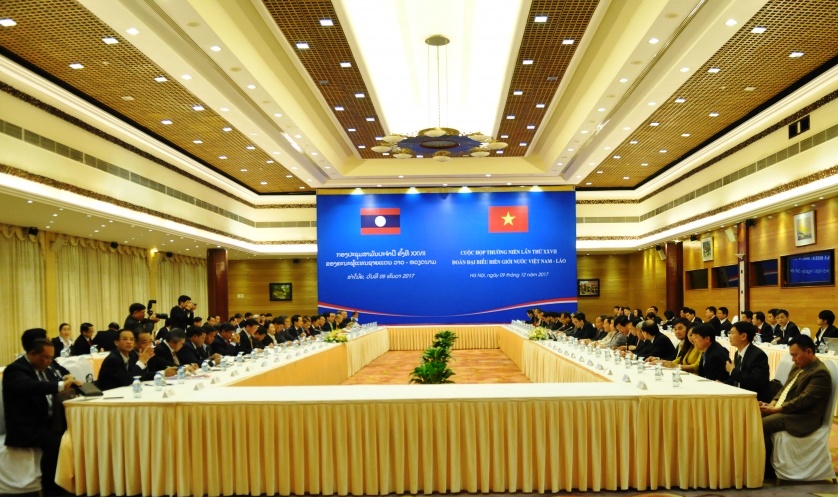 越老边境工作代表团第27次年度会议在越南举行