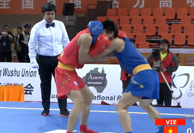 2017年第一届亚洲杯武术散打比赛：越南武术队获4金