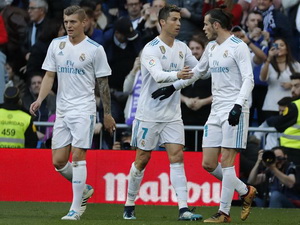 西甲：C罗贝尔梅开二度 皇马7-1大胜拉科鲁尼亚