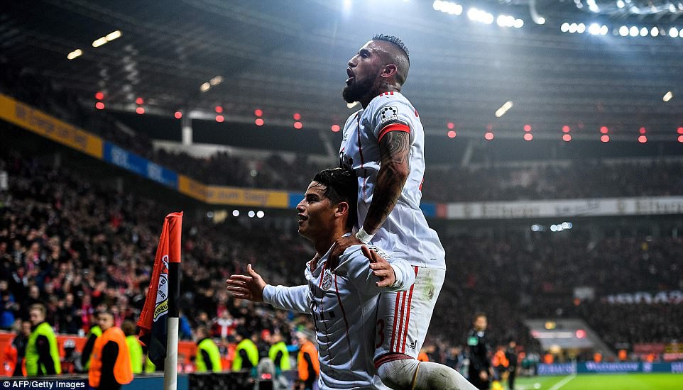 德甲单场：拜仁客场3 1战胜勒沃库森