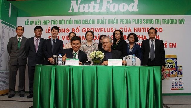 越南NutiFood向美国出口牛奶