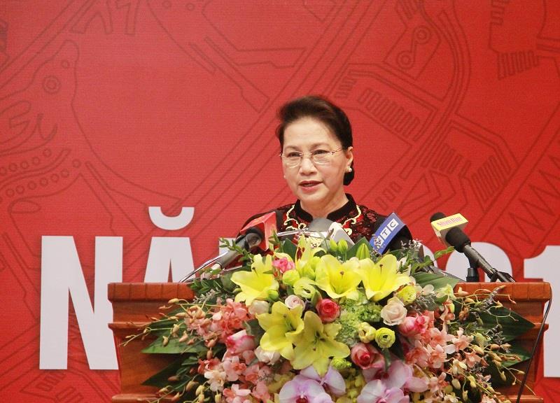 国会主席阮氏金银出席2018年国家审计工作任务部署会议