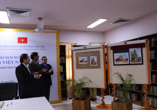 越南和印度联合发行邮票庆祝两国建交45周年