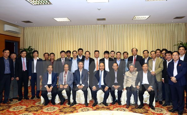 政府总理阮春福会见国内新闻媒体机构领导