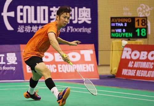 2018年泰国羽毛球大师赛：阮进明和范高强出局