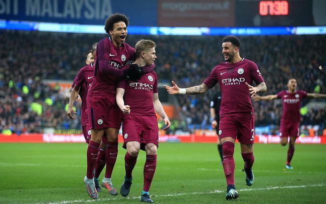 足总杯：曼城2-0客胜晋级