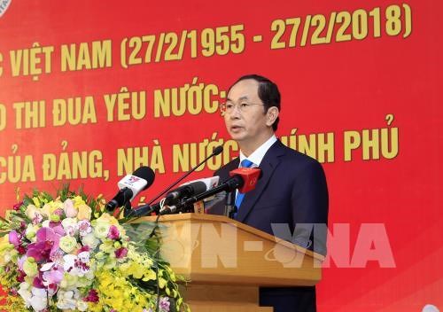 国家主席陈大光出席越南医师节63周年庆典