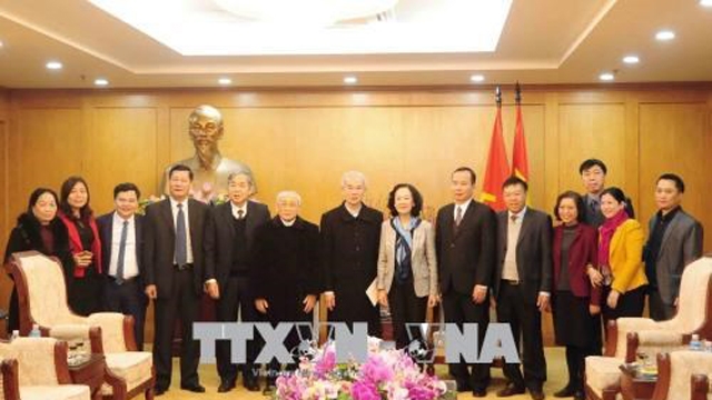 越共中央民运部部长张氏梅：天主教信教群众为国家的发展做出重要贡献