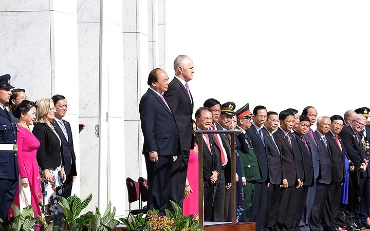 阮春福总理访澳之旅的各项活动