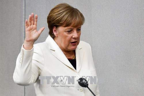 默克尔宣誓就职 开启第四个德国总理任期