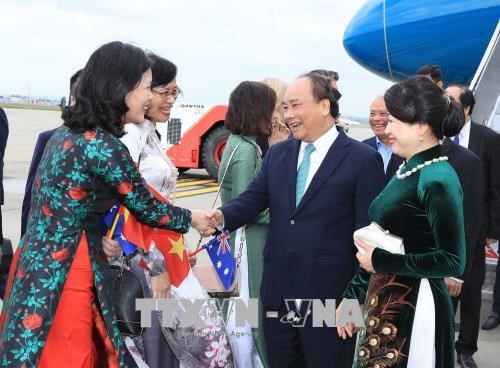 阮春福总理前往澳大利亚悉尼市出席东盟—澳大利亚特别峰会