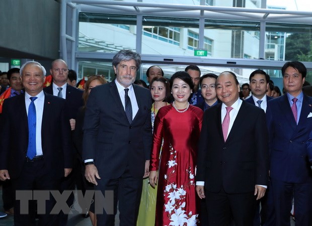 阮春福总理会见旅居新西兰越南人