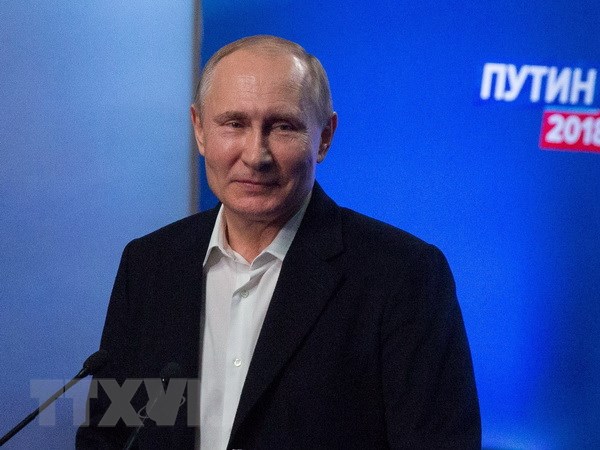 越南国家主席陈大光电贺普京当选俄总统