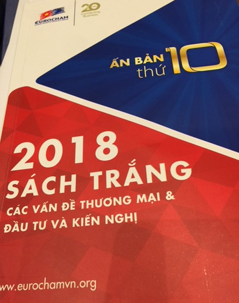 欧洲驻越南商会2018年白皮书：越南拥有许多竞争优势和引资魅力