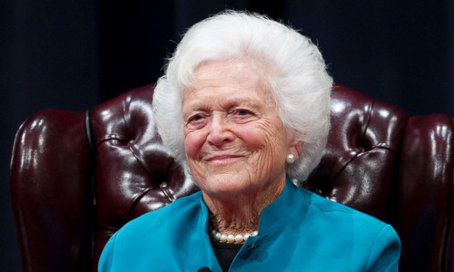 美国原“第一夫人”芭芭拉•布什去世