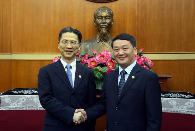 越南祖国阵线领导会见上海市政协代表团