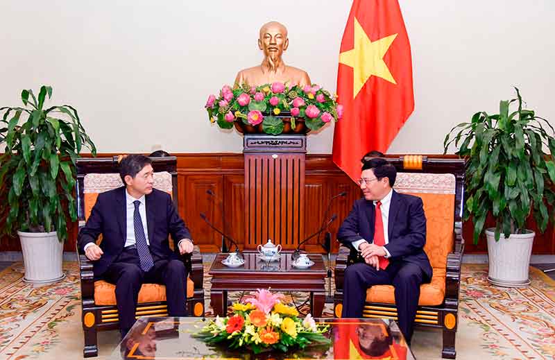 范平明副总理会见前来辞行拜会的韩国驻越南大使