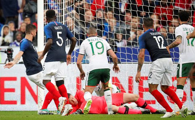 热身：法国雨战2-0胜爱尔兰