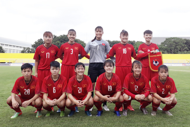 2018年东南亚U16女足锦标赛：越南队4比0大胜新加坡队