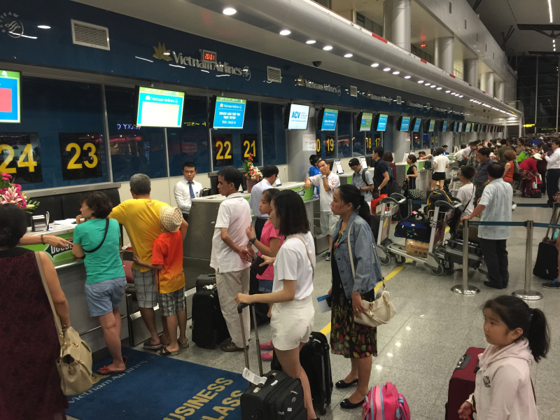 越南航空港乘客吞吐量猛增 达5280万人次
