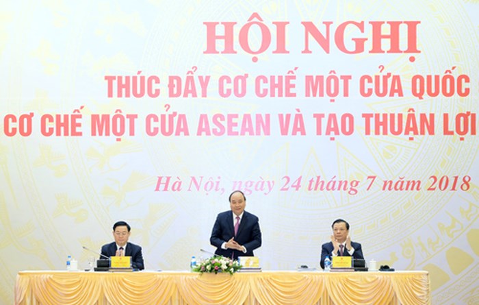 政府总理阮春福出席促进“国家一站式服务机制、东盟一站式服务机制”全国会议