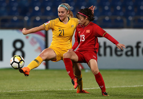 2018年东南女足锦标赛：越南队不敌澳大利亚U20队