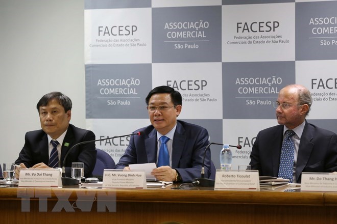 王廷惠副总理会见巴西一流企业领导