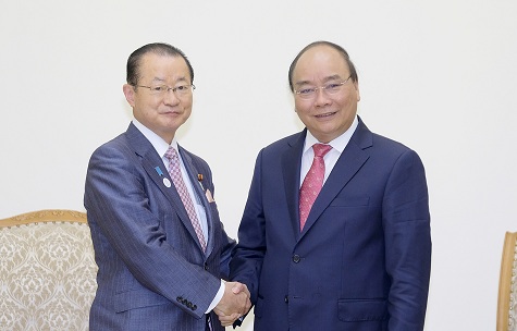 政府总理阮春福会见日本众议院研究代表团