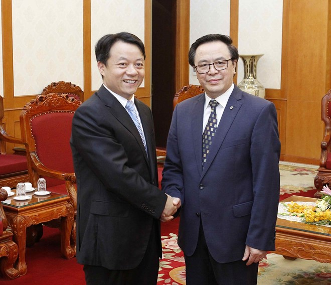 越南与中国加强共青团之间的合作