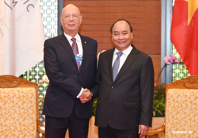 WEF ASEAN 2018：阮春福总理会见各国与会代表
