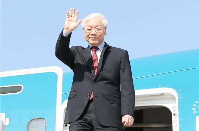 越共中央总书记阮富仲俄罗斯和匈牙利之行圆满结束