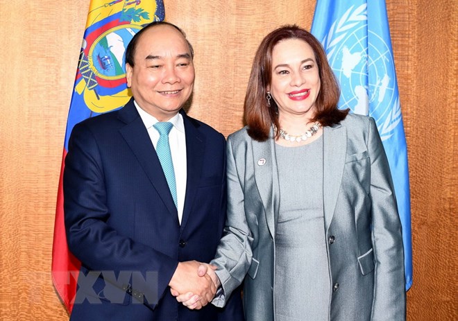 阮春福总理分别会见联合国大会主席埃斯皮诺萨和联合国秘书长安东尼奥