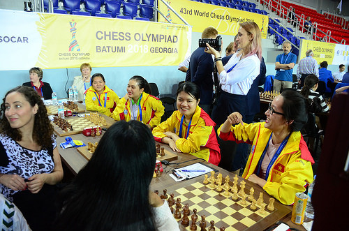 国象奥赛第十轮：越南男女队战平强劲对手