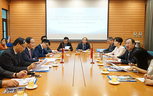 河内与中国上海力推双边合作关系