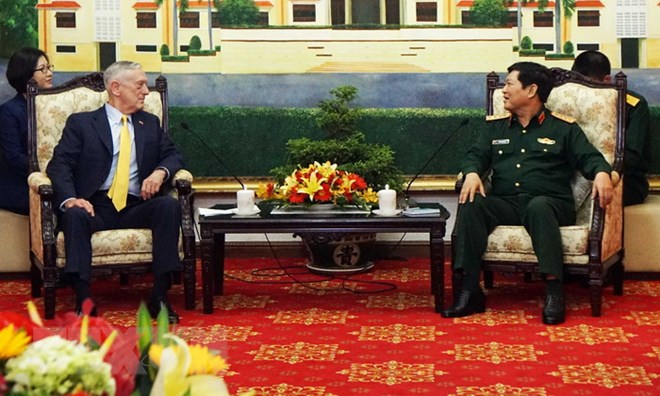 越南和美国加强国防合作